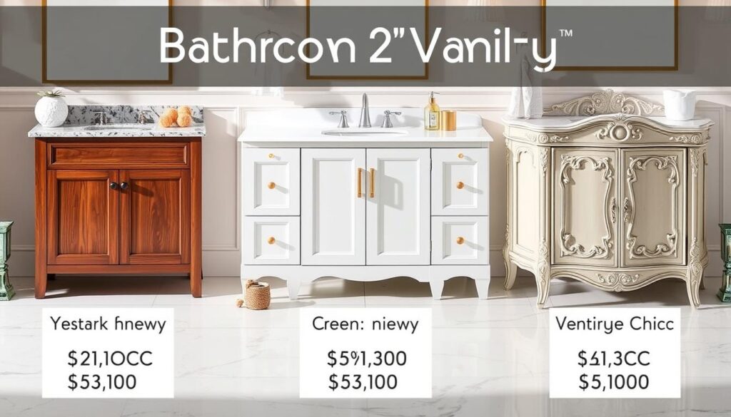 bathroom vanity cost comparison