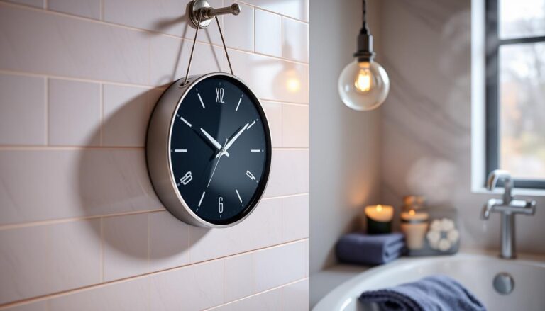 best-rated water-proff clocks for bathroom