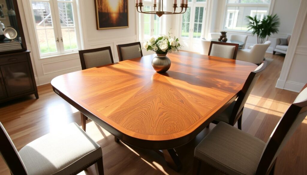 butterfly leaf dining table