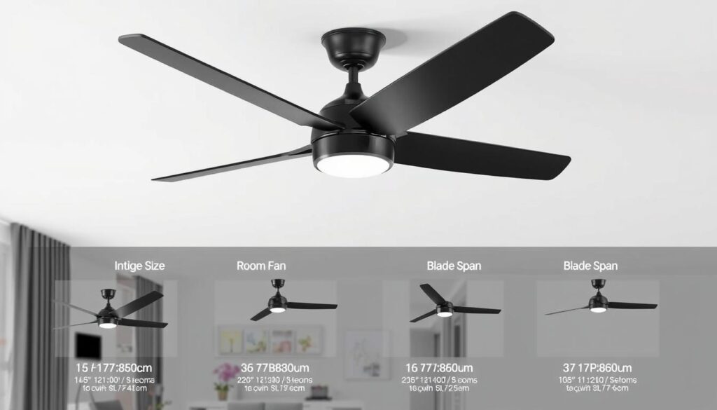 ceiling fan size guide