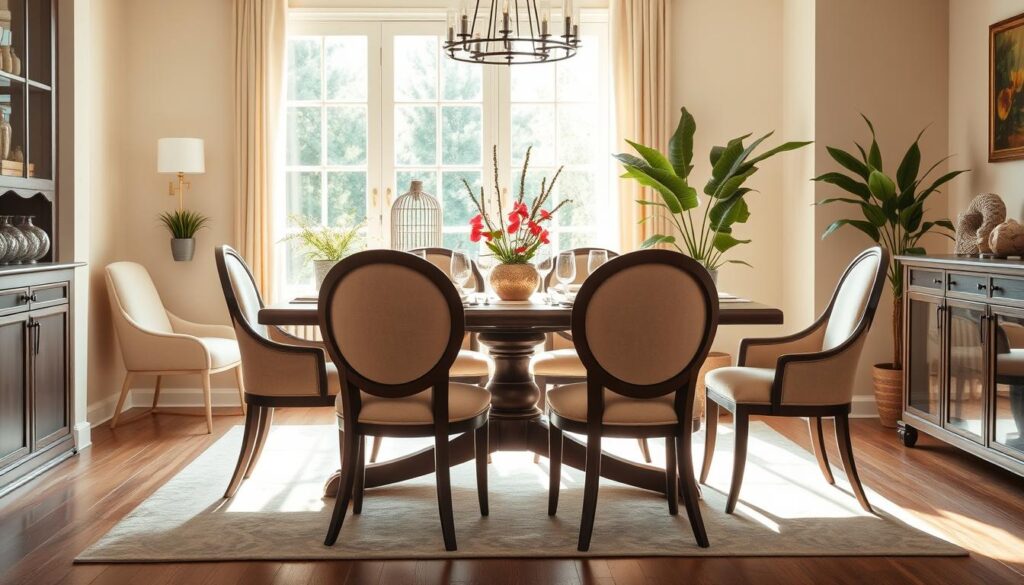 comfortable dining seating