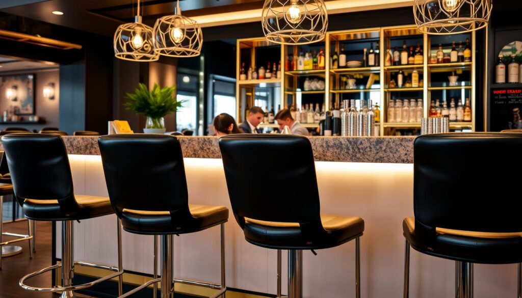 contemporary bar seating