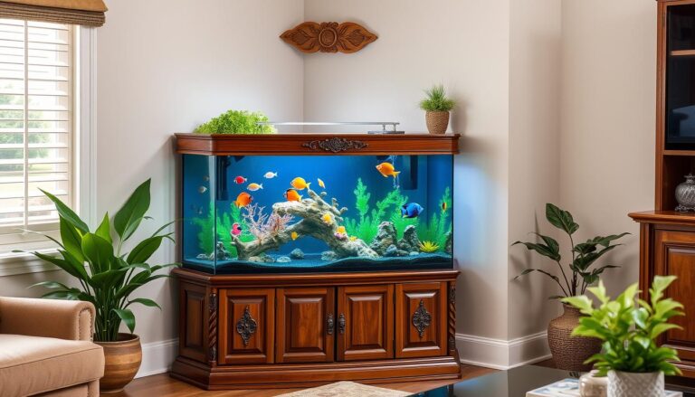 corner fish tank stand