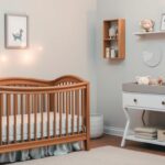 crib and changing table set