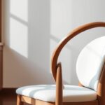 curved back dining chair