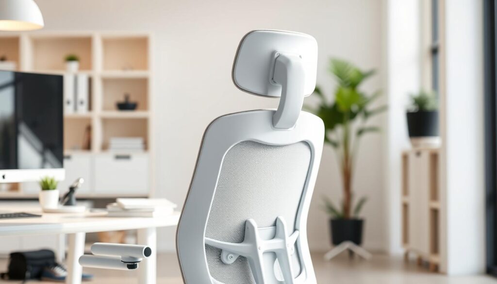 ergonomic white chair