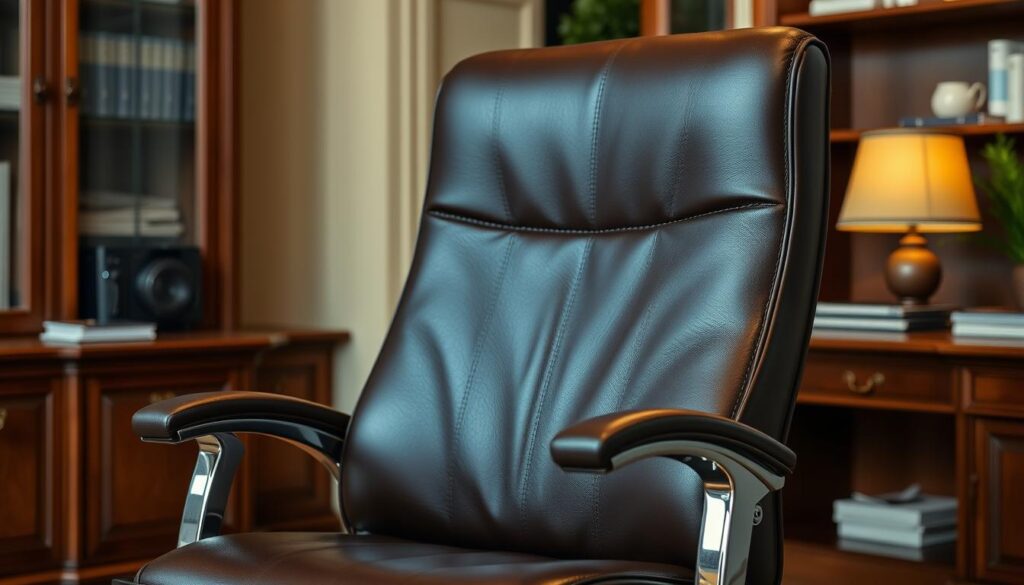 genuine leather office chair