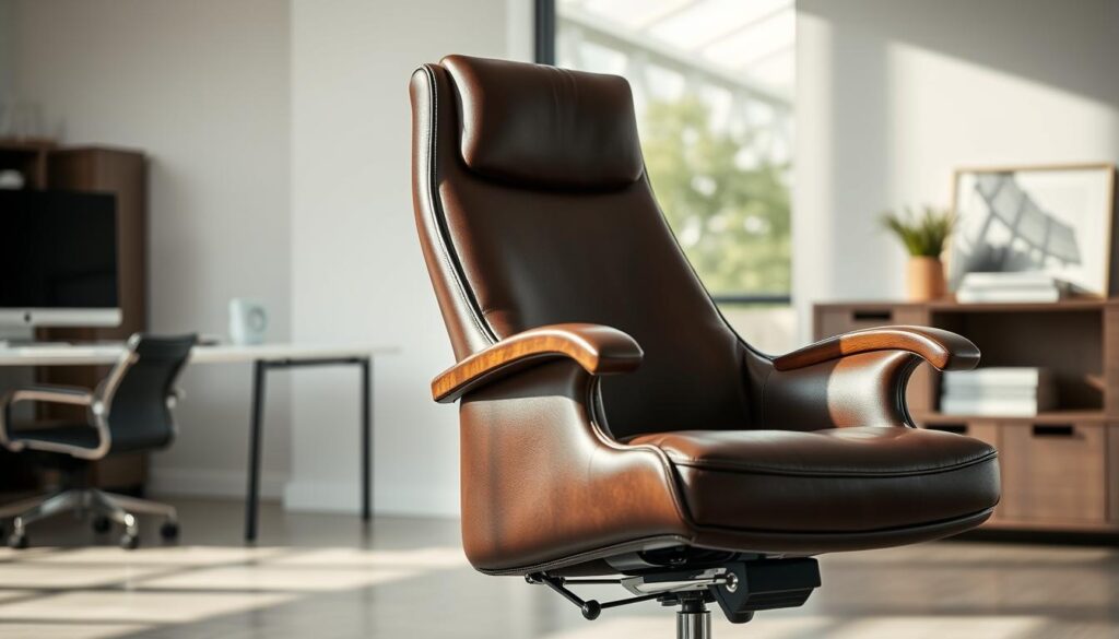 genuine leather office chair