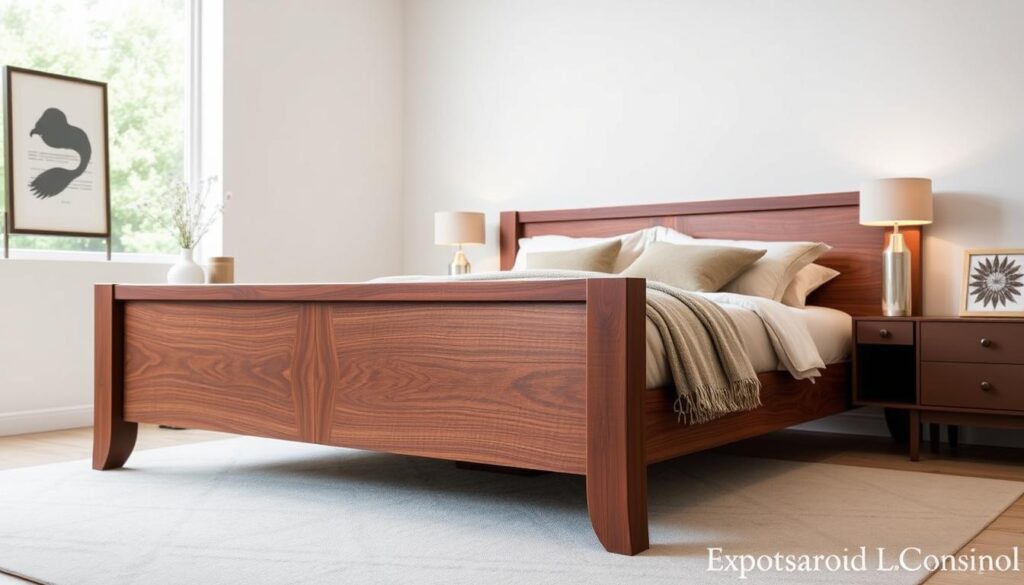 hardwood bed frames