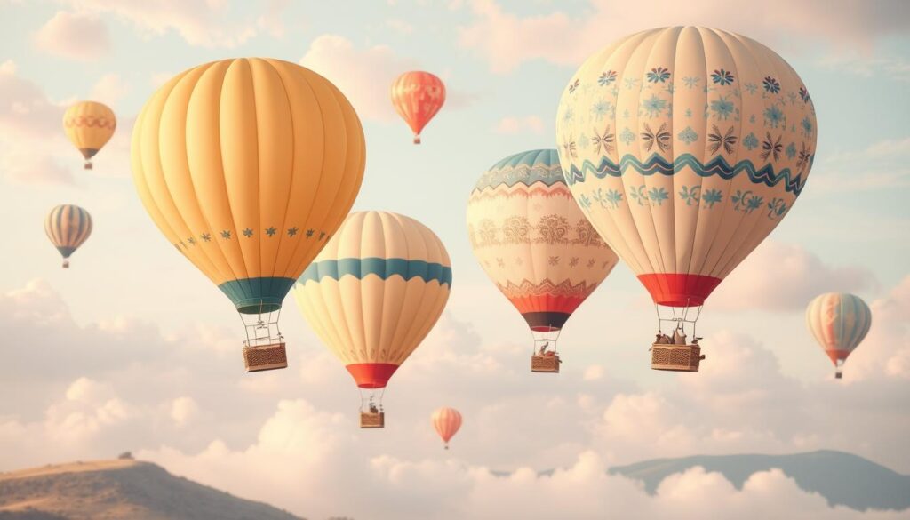 hot air balloon wallpaper peel