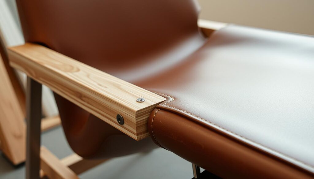 leather chair frame construction