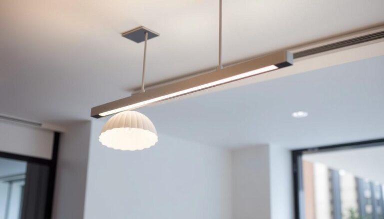 linear led pendant light ficture shell