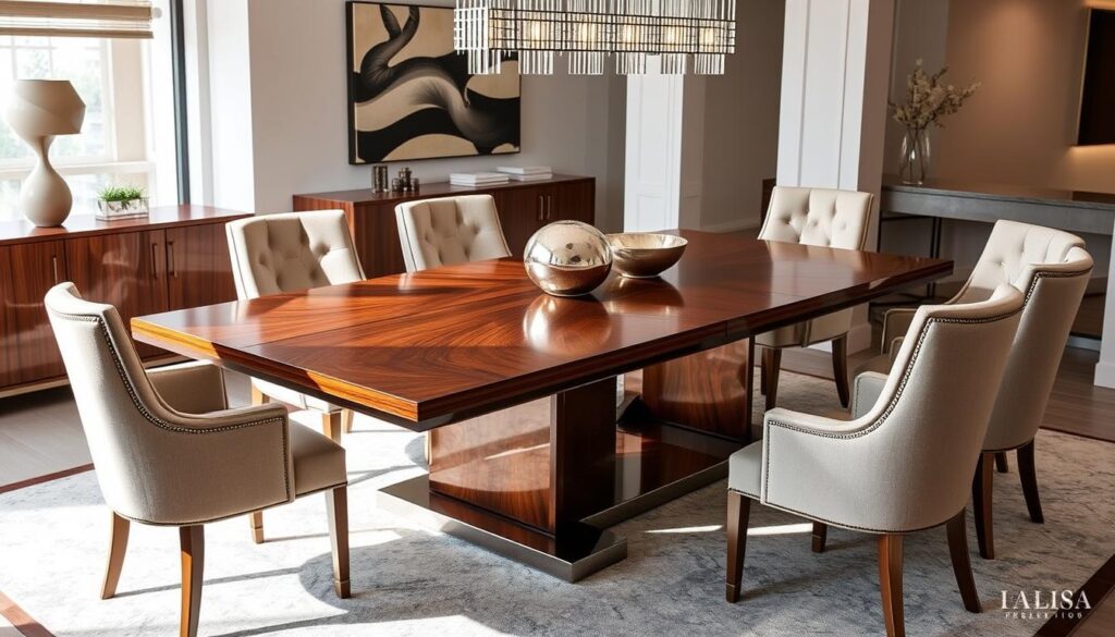 luxury expandable dining table