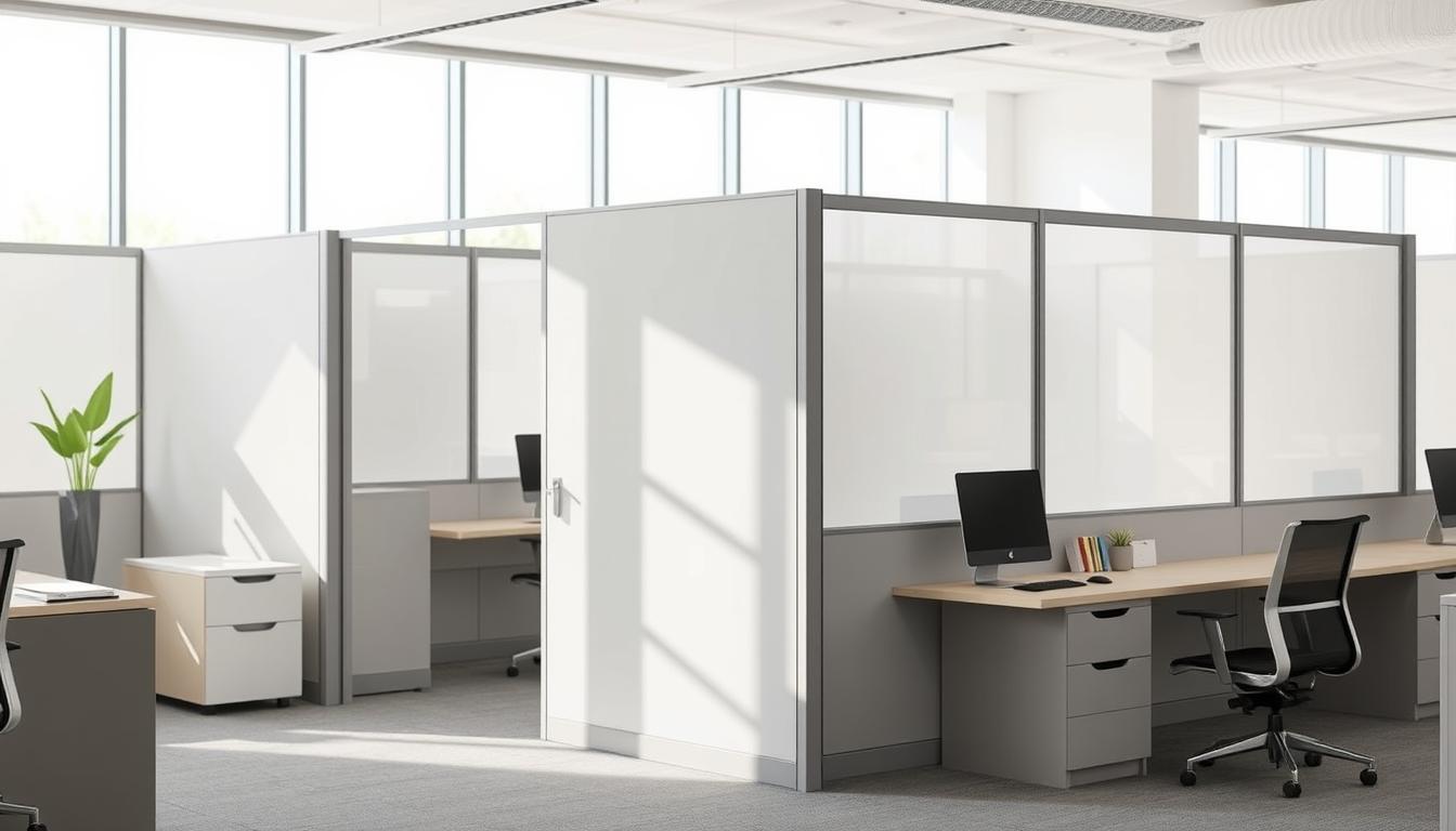 retractable cubicle wall screen