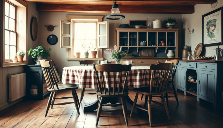 round farmhouse dining table