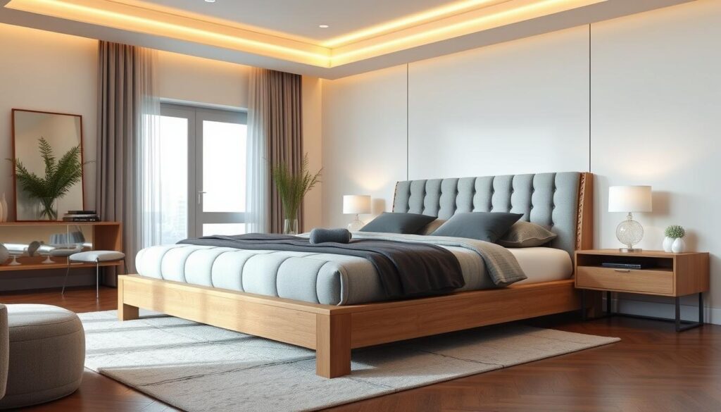 sherpa platform bed king design