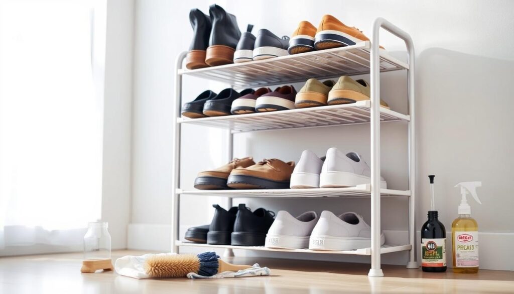 shoe rack maintenance