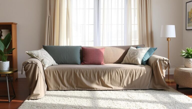 sofa with removable covers