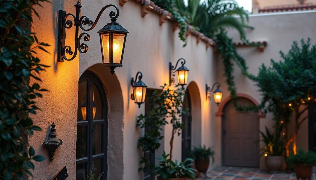 spanish style outdoor wall lights vintage spanish style