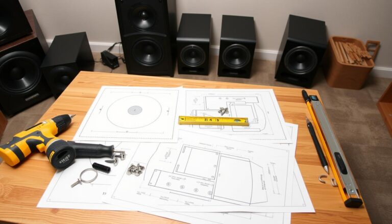 speaker mount template 5x8