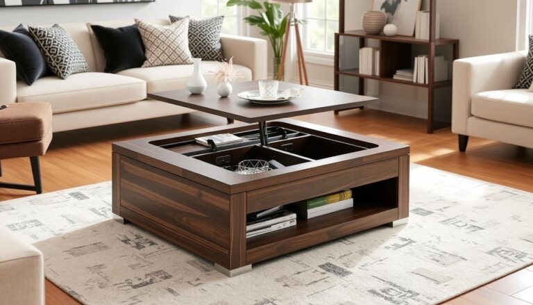 square lift top coffee table