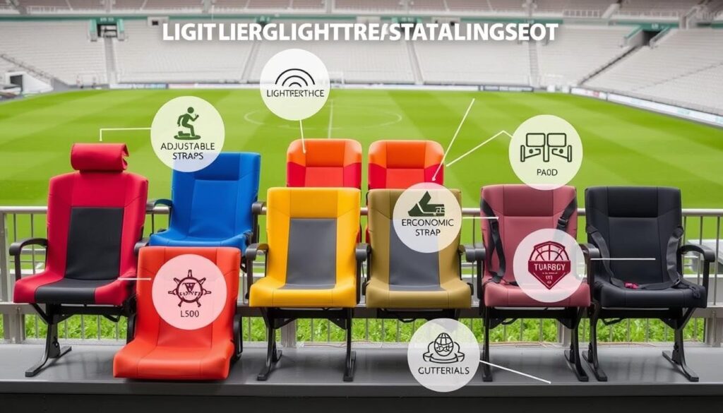 stadium seat features