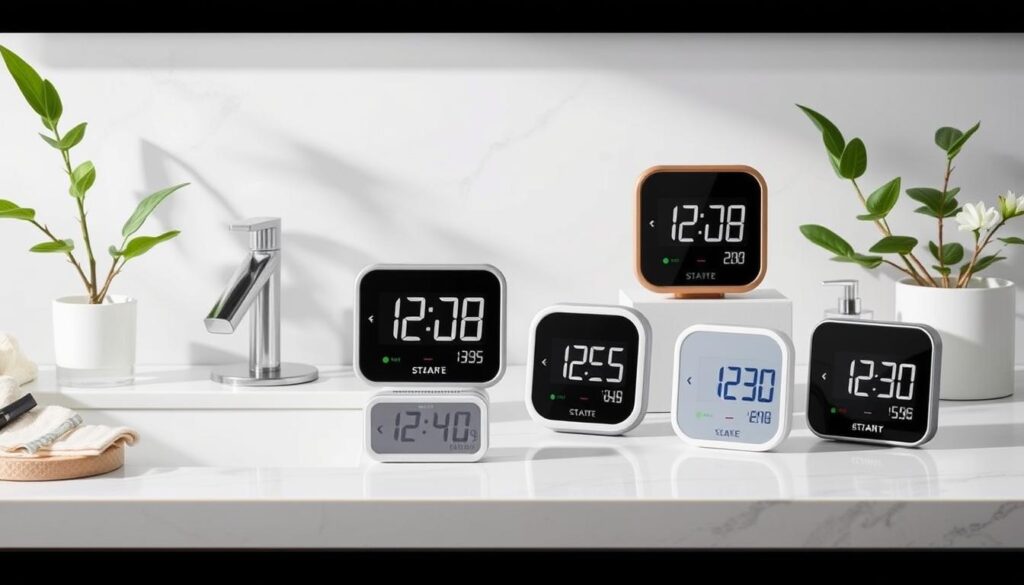 stylish bathroom timers