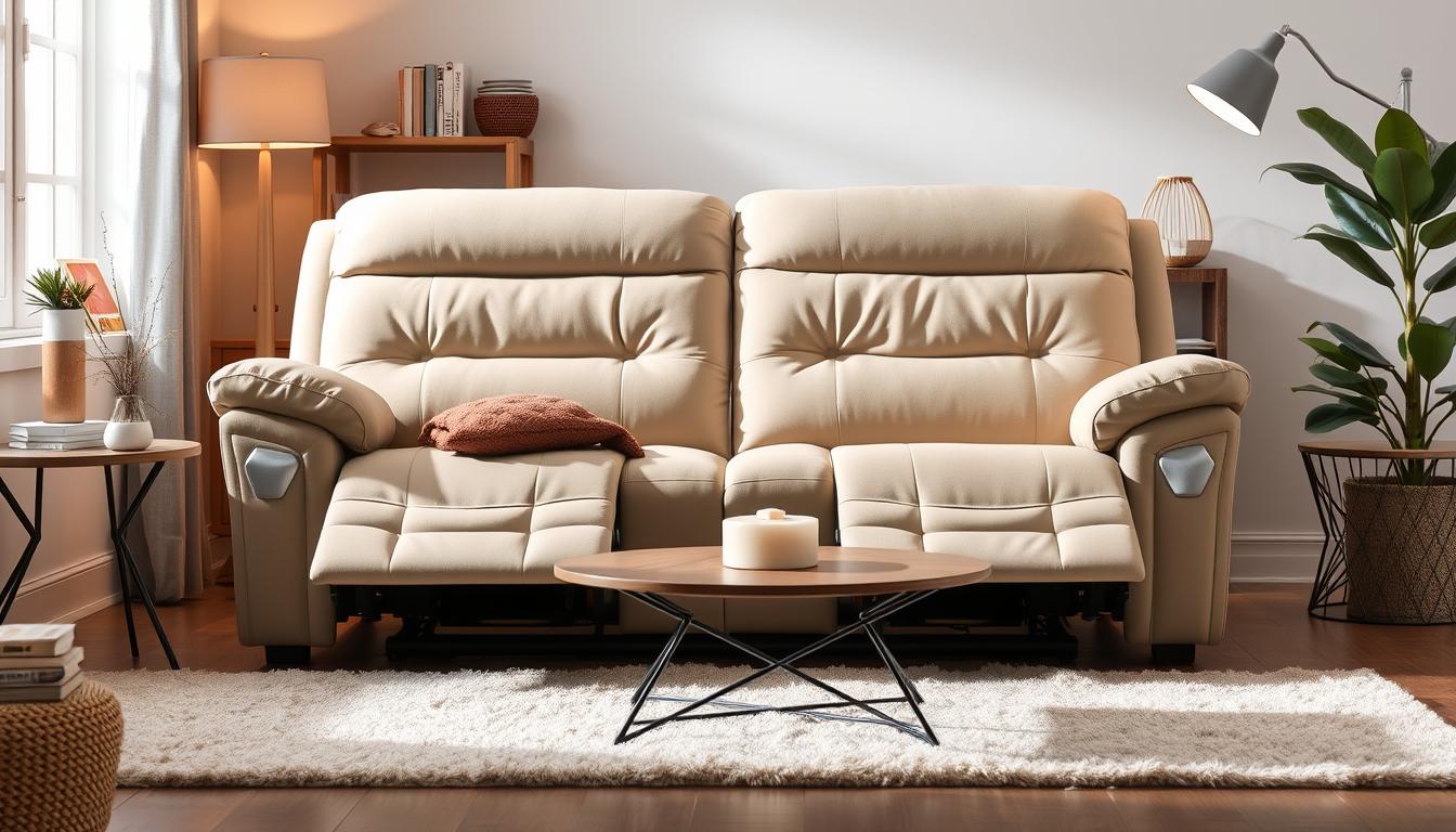 two seater recliner sofa