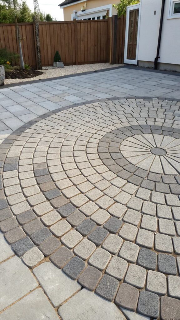 Radial Paver Pattern