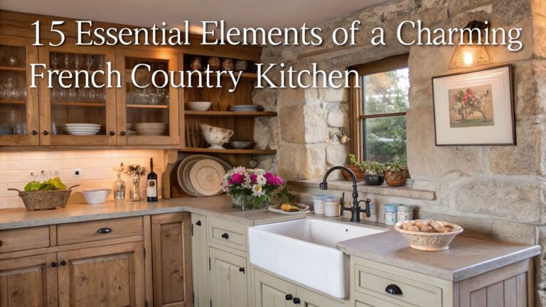 15 Essential Elements of a Charming French Country Kitchen