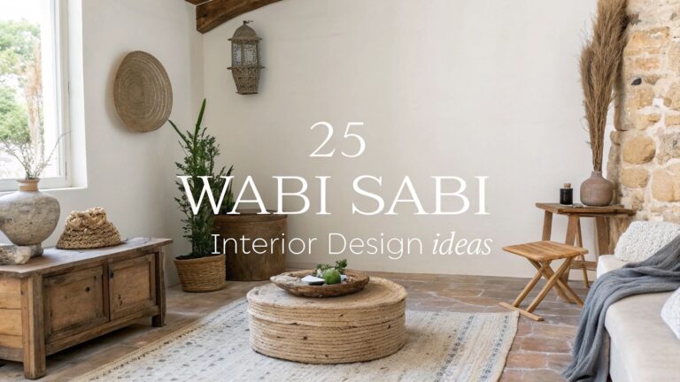 25 Wabi Sabi Interior Design Ideas