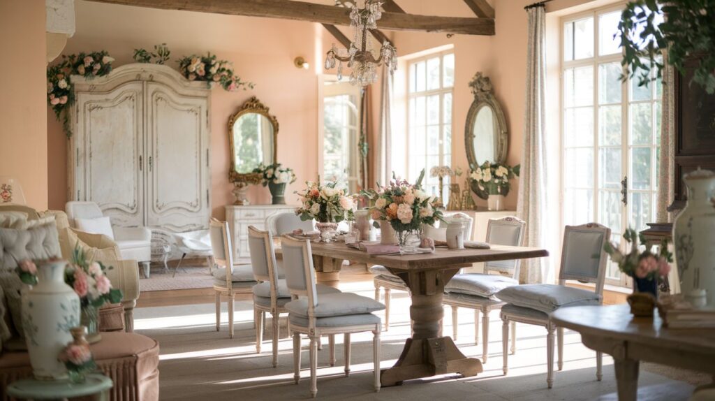 French Countryside Furniture dining room table