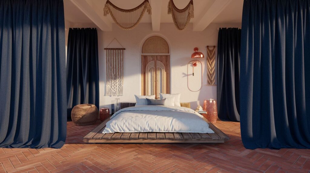 Modern Ranch Bedroom Terracotta