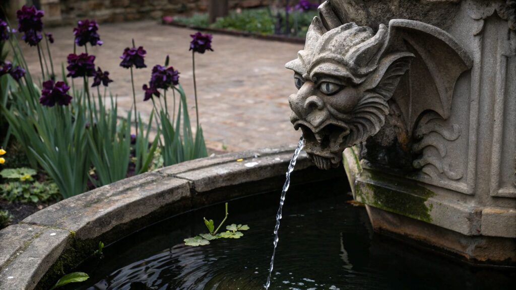 Water Features in Gothic Landscaping