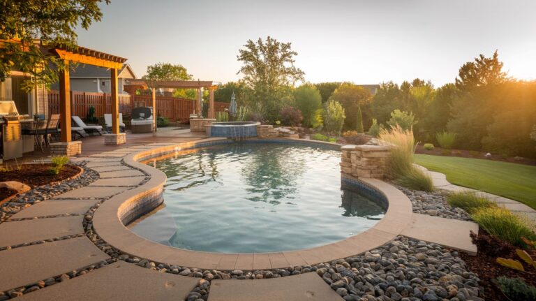 12 Above Ground Pool Border Ideas How To Define Your Space