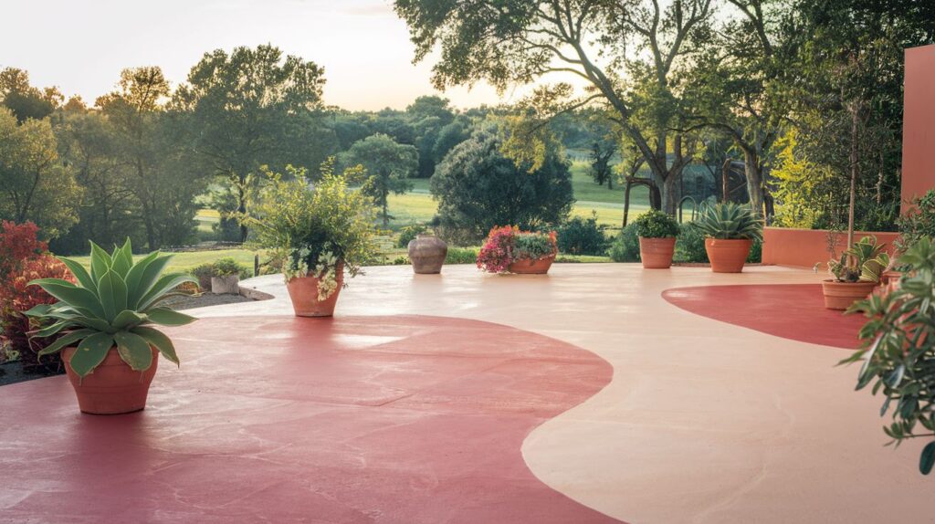 Colored Concrete Slabs