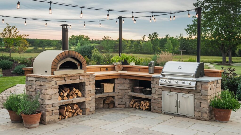 Rustic Outdoor Kitchen