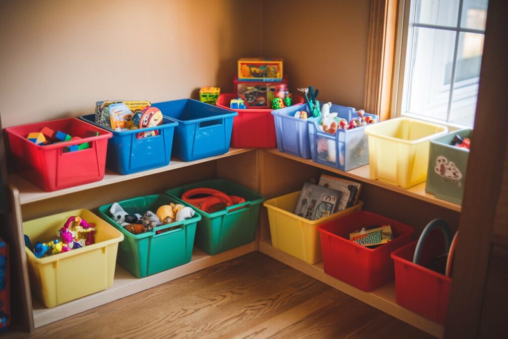 Storage Bins from Dollar Stores