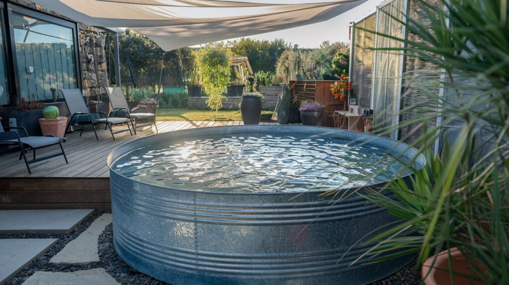 Use a Stock Tank as a Budget-Friendly Pool