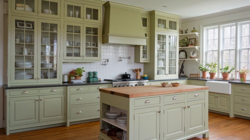 40 Creative Sage Green Kitchen Cabinet Ideas For Inspiration