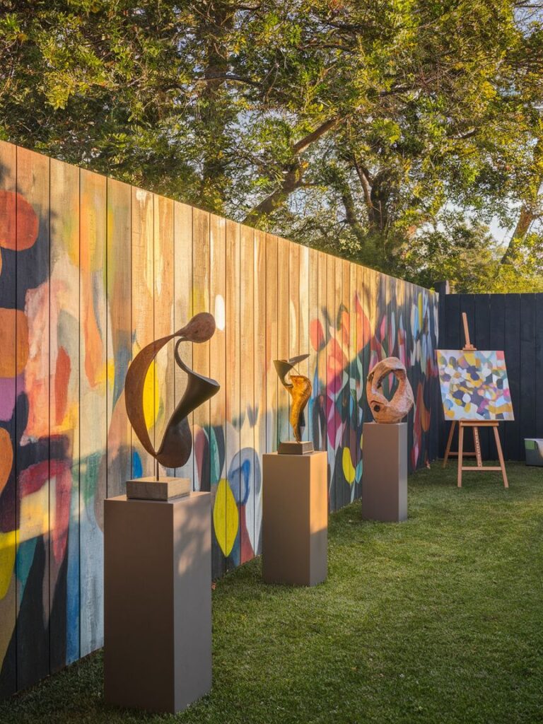 Create an Outdoor Art Gallery