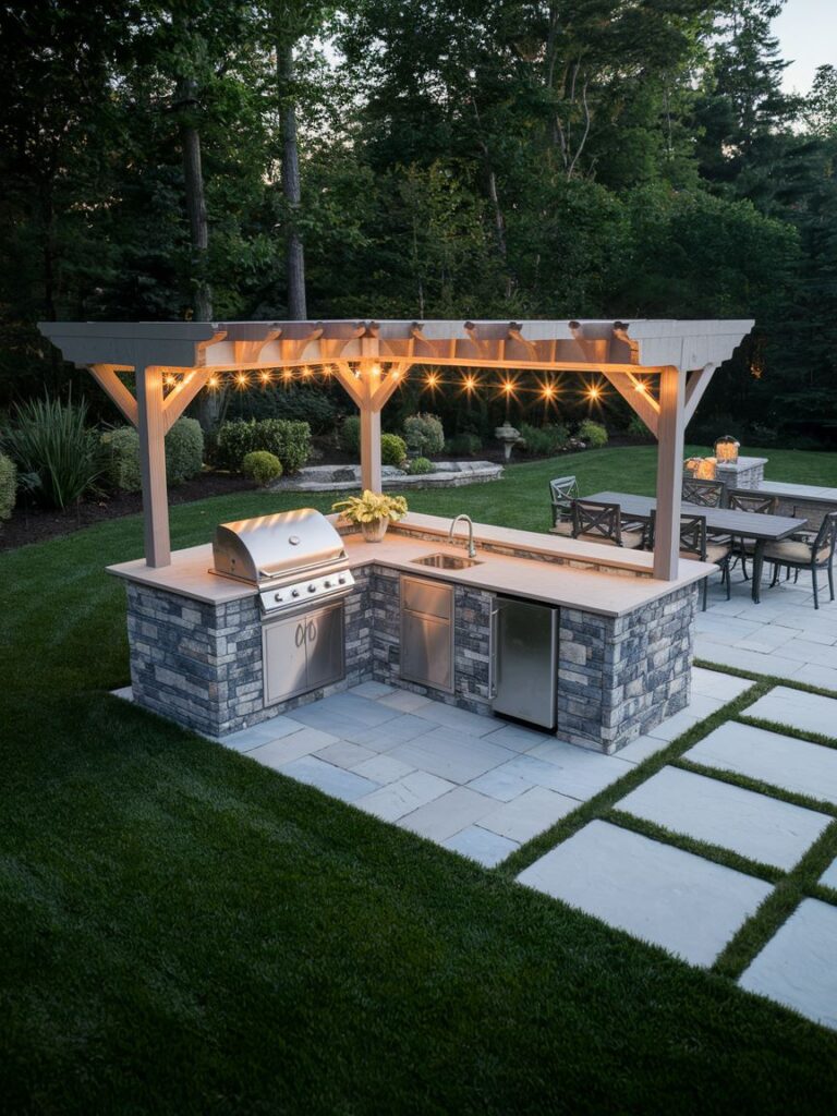 Create an Outdoor Kitchen in patios